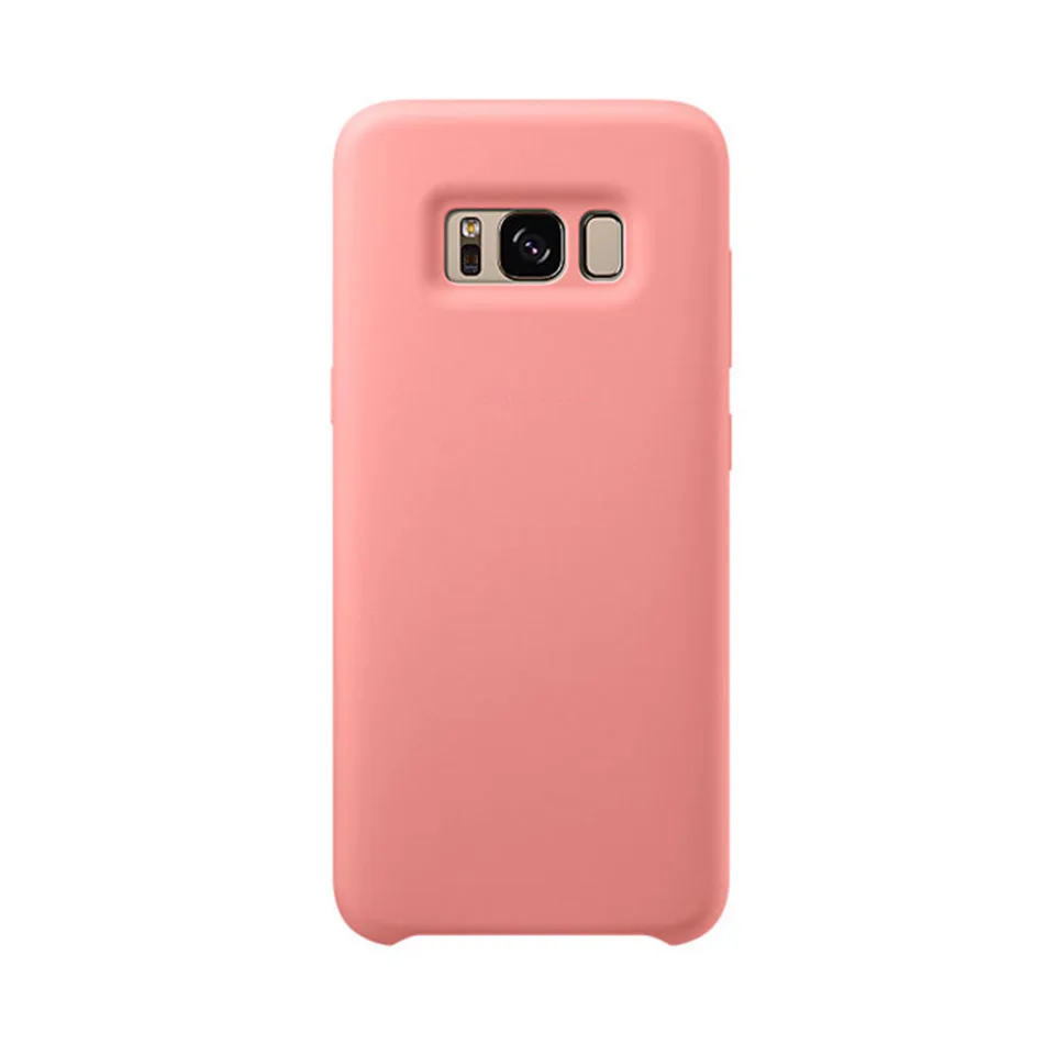 For Samsung S8 Case Galaxy S8Plus Cover Silicone 360 Protection Luxury Soft Silicon Cute Shockproof Pink Black Back |