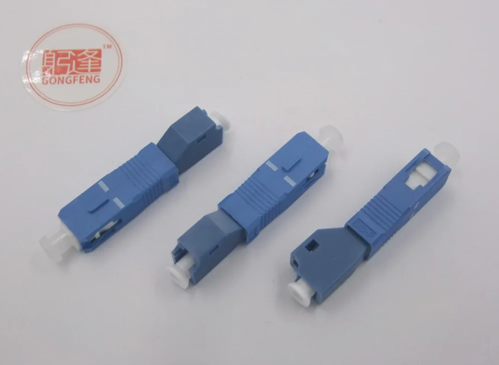 

5pcs NEW Optical Fiber Fast Connector SC Male revolution LC Female Adapter Optical Power Meter Optical fiber Test Coupler