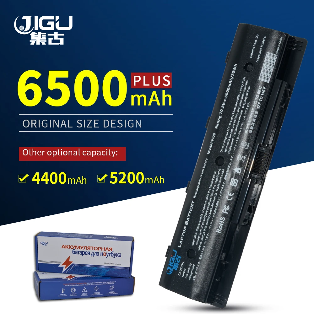 

JIGU 6CELLS Laptop Battery HSTNN-LB4N YB4O P106 PI06 PI06XL PI09 For HP For Envy 14 14t 14z 15 17t M7 M7t M7z Series