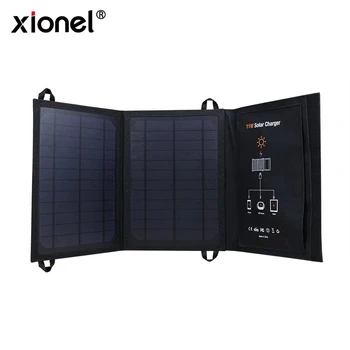 

Xionel 11W Solar Cells Charger 5V USB Output Devices Portable Solar Panels for Smartphones