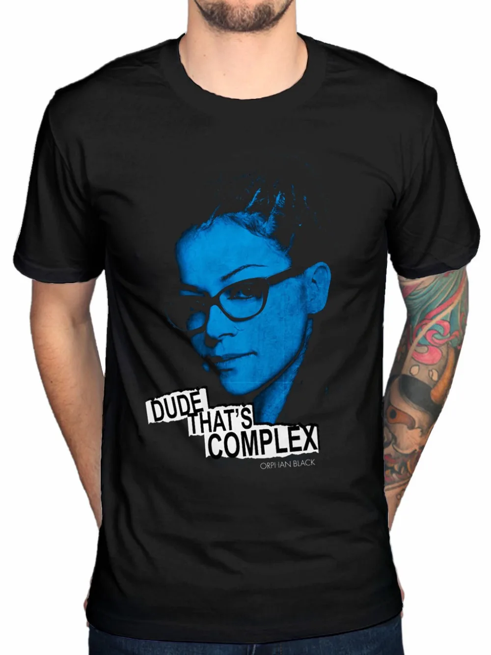 

Official Orphan Black Tatiana Maslany Complex T-Shirt Manning Cosima New Merch