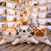 Сидя собаки спинка плюшевая подушка сидение стул подушки для поясничного отдела Хаски Шиба ину шар пей собачка подушка для поддержки спины офис дома S/L