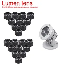 10 шт. 22 мм 60/90/120 градусов объектив отражатель кронштейн Led объектив люмен 1 Вт 3 Вт Высокая мощность линзы коллиматор отражатель и фиксированный кронштейн
