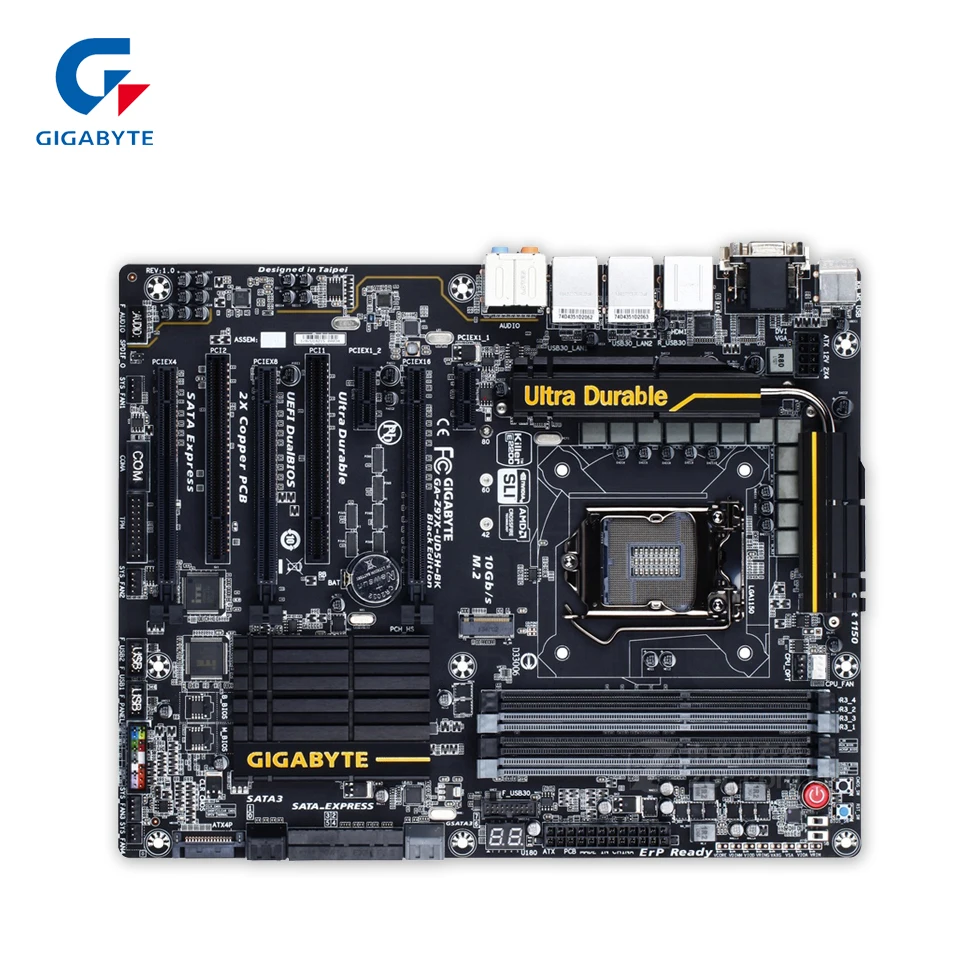 Original Gigabyte GA Z97X UD5H BK Desktop Motherboard Z97X UD5H BK Z97