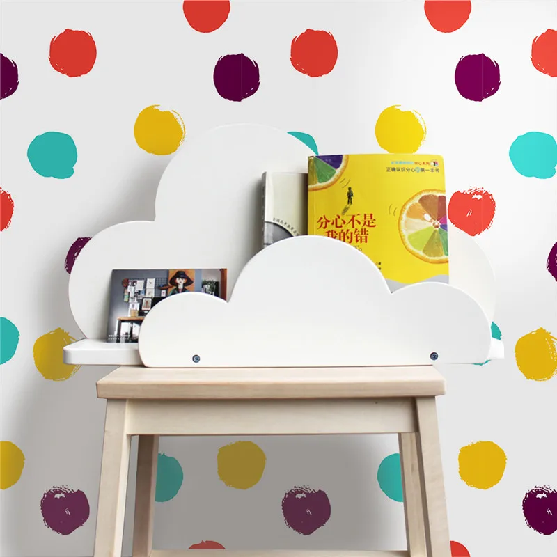 Buy Wall Sticker Wallpaper Self adhesive Colorful Dot