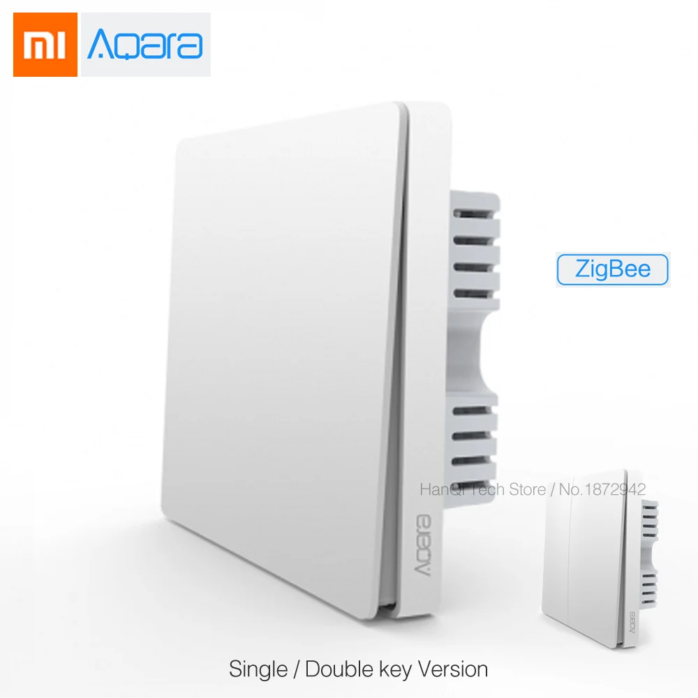 Новый Умный светильник Xiaomi Aqara с управлением ZiGBee настенный выключатель через