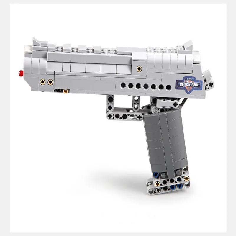 

Toy Building Blocks Gun M4A1 Airsoft Air Guns And MP5 Toy Submachine Gun Building Block Brick Kids Outdoor Game ModelCS Cosplay