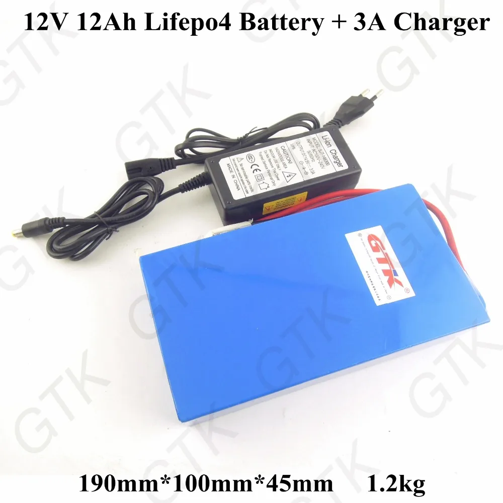 ГТК lifepo4 12В аккумуляторные батареи 12v 12ah Аккумуляторная батарея для зарядки Ноута