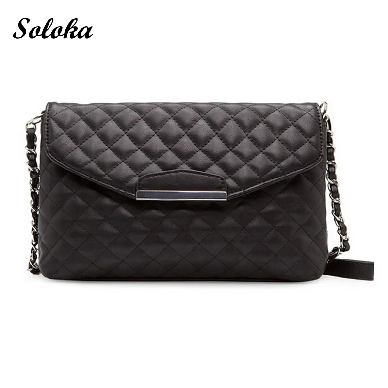 Women's Handbag  Chain Crossbody Bags Fashion Women Quiled PU Leather Handbags Shoulder Bag Women Messenger Bag