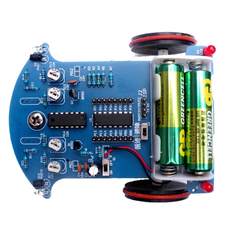 Высокое Качество Умный Автомобиль Комплект D2 3 DIY Интеллектуальный Отслеживания