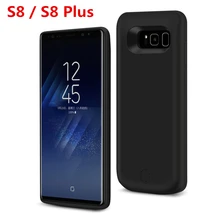 Для Samsung Galaxy S8/s8 плюс Мощность чехол Зарядное устройство чехол для Samsung Galaxy S8 s8 Plus Батарея чехол Мощность банка