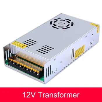 

12V LED Strips Power Supply 25W60W100W150W300W360W400W600W Non-waterproof Waterproof Transformer 220V Transform to 12Voltage