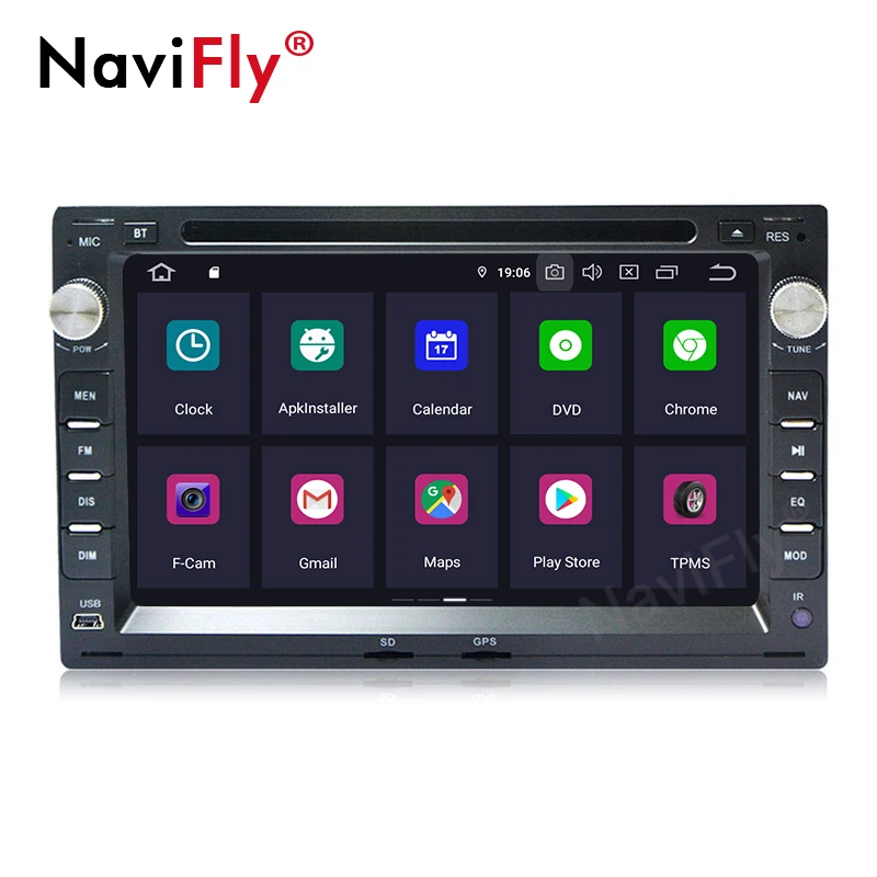 Бесплатная доставка! 2din Android 9 0 IPS DSP Автомобильный dvd Радио мультимедийный плеер