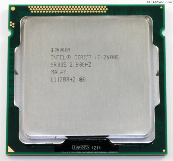 Intel Core i7 2600s 2.8GHz Quad Core Processor 8MB 65w LGA 1155 i7 ...