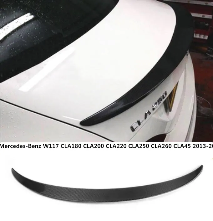 

Carbon Fiber Car Rear Wing Trunk Lip Spoiler Fits For Mercedes-Benz W117 CLA180 CLA200 CLA220 CLA250 CLA260 CLA45 2013-2015 GT