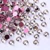 High Quality SS3-SS30 Crystal AB Non Hot Fix Rhinestones with Rose Gold Bottom Glittering Glue On Strass for DIY Nail Art B1250 ► Photo 2/6