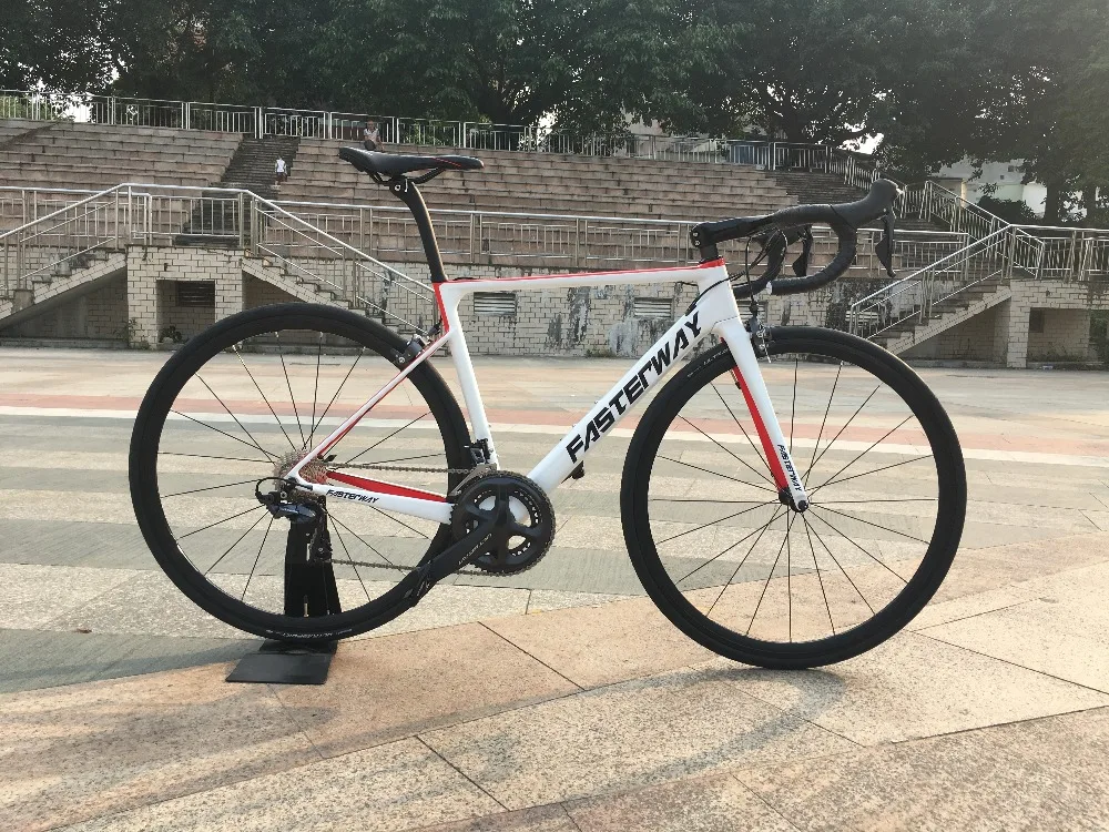 Sale 700C carbon Road Complete Bike 22 Speed 105 5800 Groupset TAIWAN brand light blue sky FASTERWAY CLASSIC D brake 49/52/54/56/58 39 Sale 700C carbon Road Complete Bike 22 Speed 105 5800 Groupset TAIWAN brand light blue sky FASTERWAY CLASSIC D brake 49/52/54/56/58 39