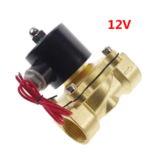 

Water Air Oil Brass NC Electric Solenoid Valve 1" inch BSPP 12VDC