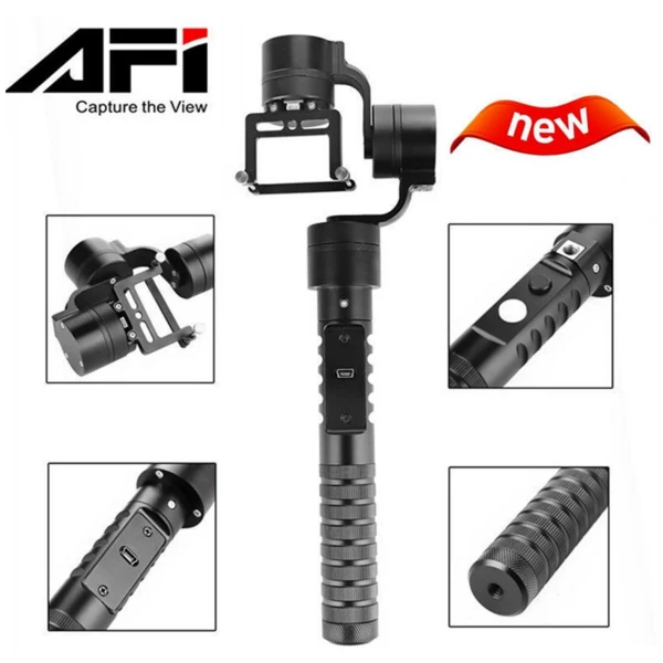 

AFI A5 Action Camera Sports Photography Three-axis SLR Handheld Steadicam Platform Stabilizer Used In GoPro