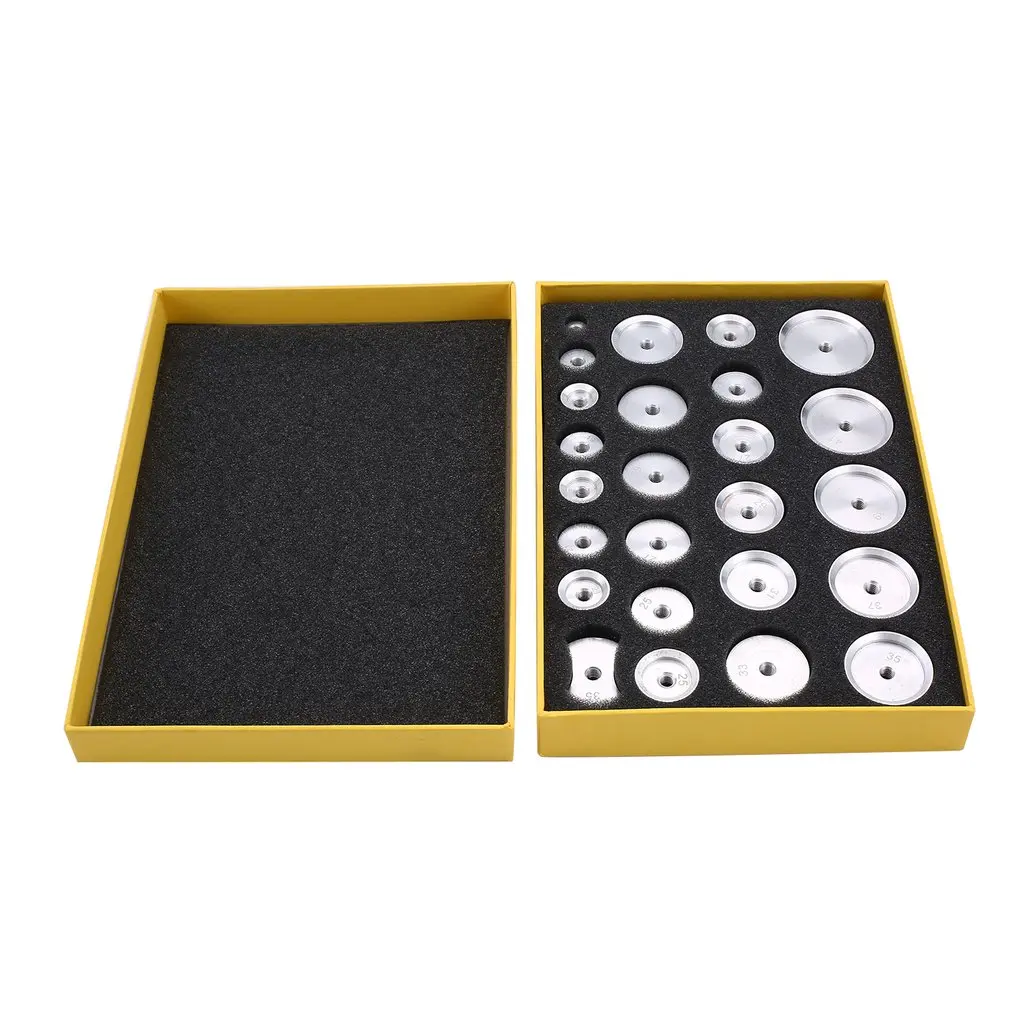 

20/25PCS sets of Professional Watch Repair Tool Kit Watch Capping Machine Aluminum Film Sets Of Capping Machine Accessories