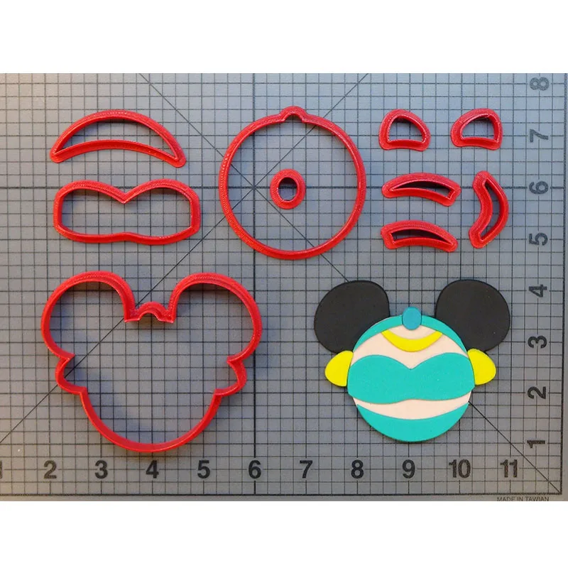 

Mouse Design Cookie Cutter Set Custom Made 3D Printed Fondant Cupcake Cutter Baking Accessories cortador de fondant