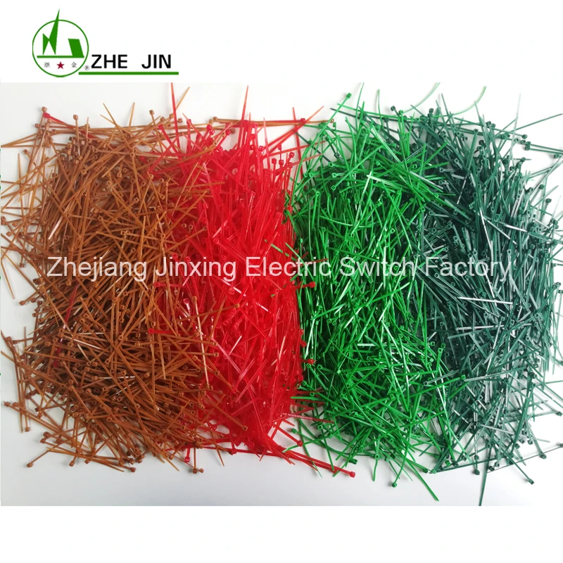 ZHEJIN (1000 шт) ZJ 3 * 80 (3 2 &quotX14lbs) цвет нейлоновый кабель галстук зеленый/черный
