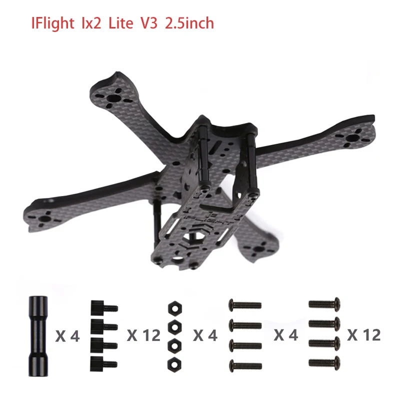

iFlight iX2 V3 125mm 2.5 inch brushless four-axis crossing rack 2540 three-leaf paddle