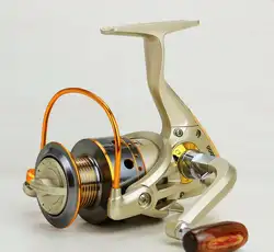 Рыболовная катушка деревянный рукопожатие спиннинг с металлической шпулей левой/правой Рыбалка Катушка колёса