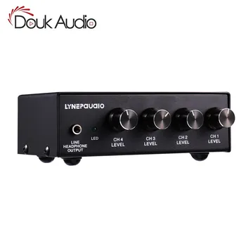 

Professional 5-channel Stereo Microphone Mixer Lossless with Earphone Monitoring