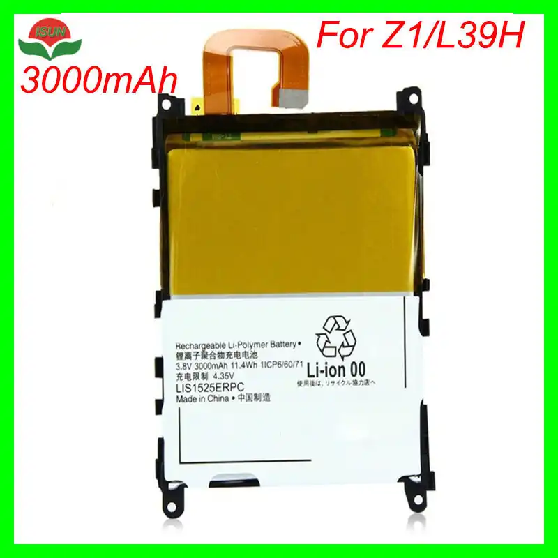 ISUN Mobile Phone battery For Sony Xperia Z1 L39H C6902