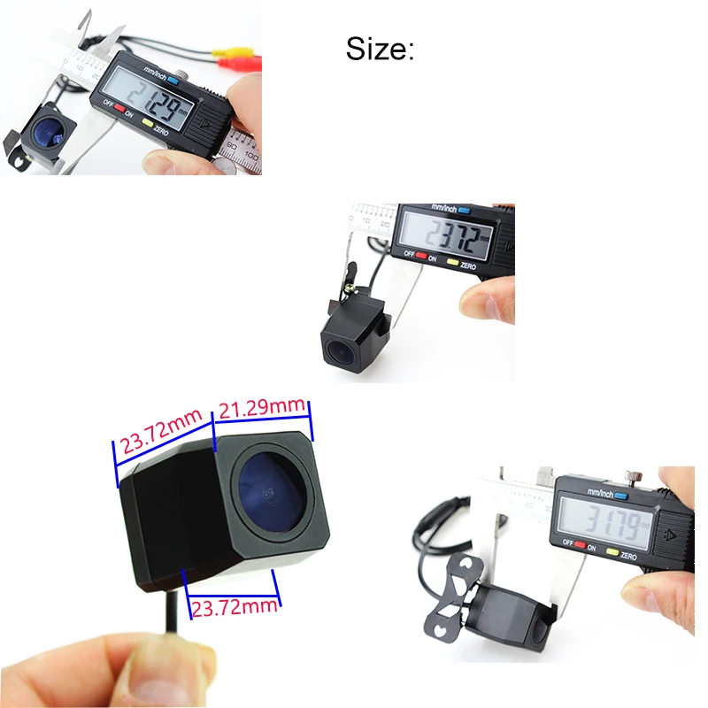 Skup Starlight Night Vision 1280*720P MCDD kamera cofania obiektyw szerokokątny 2.5mm Jack 4 Pin dla wideorejestrator samochodowy lustrzanki