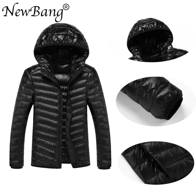 Бренд NewBang 8XL 9XL 10XL 11XL Мужской Ультра светильник куртка пуховик с утиным пухом