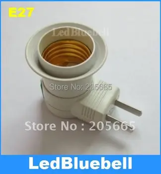 

With switch screw E27 adapter lamp into the lamp holder socket lamp