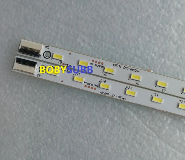Cheap A Pair Used V500H1-LS5-TREM4 V500H1-LS5-TLEM4 For TCL/Skyworth/Haier/Hisense 50 Inch LED Backlight Strip