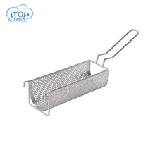 Американский фри машина корзина для жарки фри в выходной лоток, professional жареные помощник