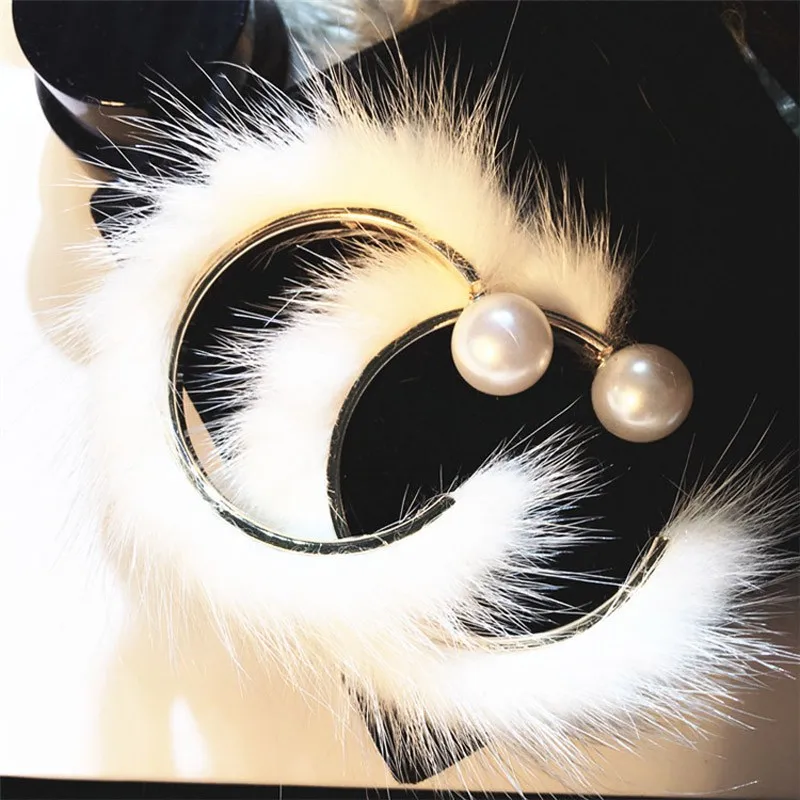 Gothletic брендовые серьги-кольца из натурального меха норки, круглые серьги с жемчугом, 60 мм, большие круглые серьги для женщин, 10 цветов, ювелирные изделия
