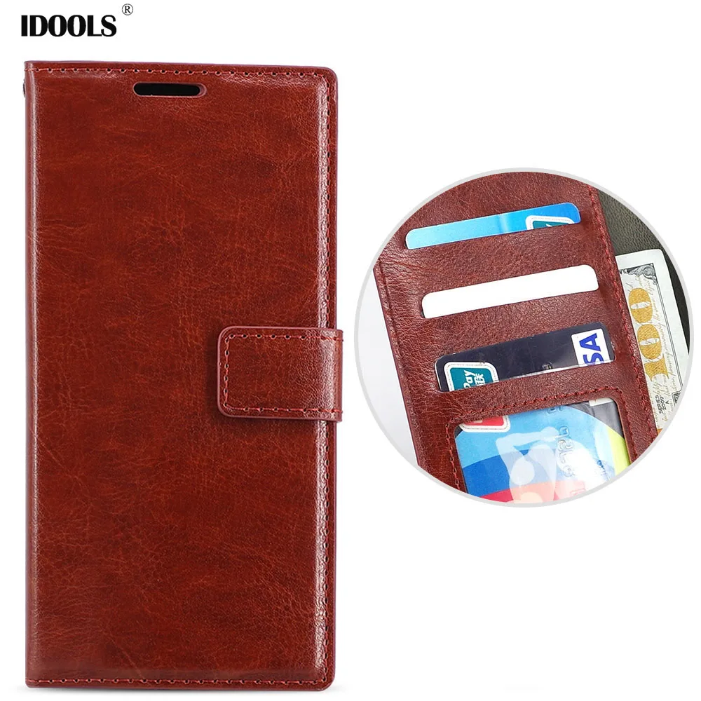 

IDOOLS Flip Case for Samsung Galaxy J2 Pro 2018 PU Leather Wallet Card Holder Phone Bags Cases for Samsung J2 Pro 2018 Shell