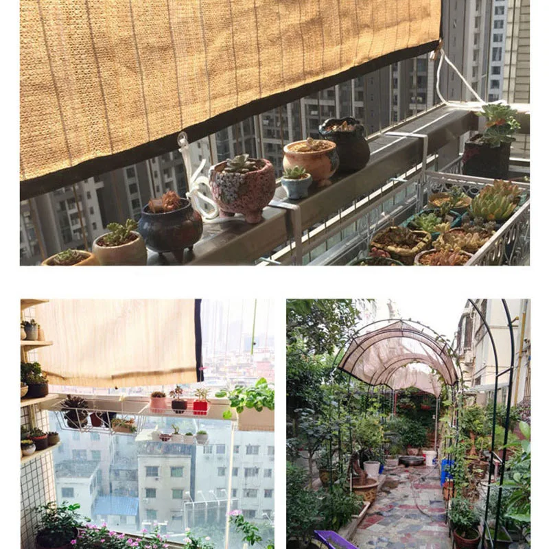 Paño de sombra de jardín parasol toldo neto protector solar para plantas de jardín cubierta rectangulares mosquiteros balcón Pantalla de privacidad zon doek Paño de sombra de jardín parasol toldo neto protector solar para plantas de jardín cubierta rectangulares mosquiteros balcón Pantalla de privacidad zon doek