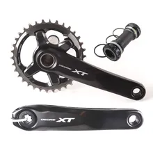 Шимано ХТ ФК M8000 1x11s скорость MTB велосипед crankset широкие и узкие Звезду 30т 32Т 34 Т 170мм включают Центральное движение