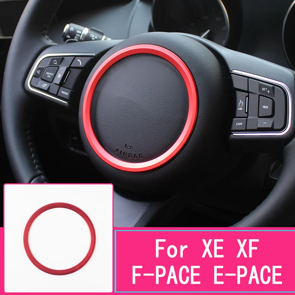 Декоративная наклейка на рулевое колесо для Jaguar XE X760 XF X260 E-PACE X540 F-PACE X761 |
