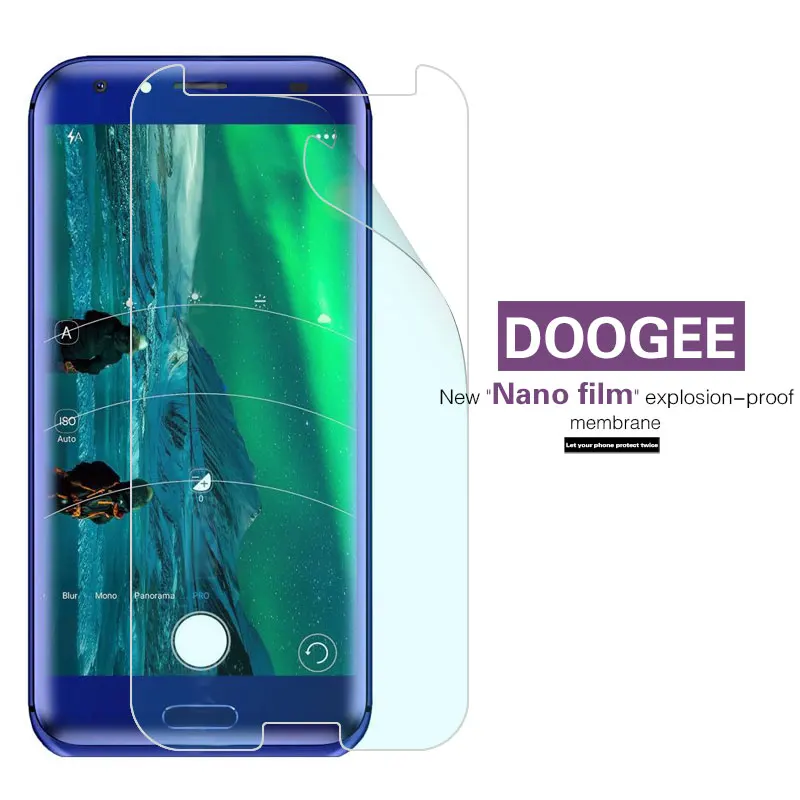 

Best Explosion-proof Nano Soft Film For Doogee BL5000 BL7000 Anti-shatter Screen Protector Films With Cleaning Tools Cloth
