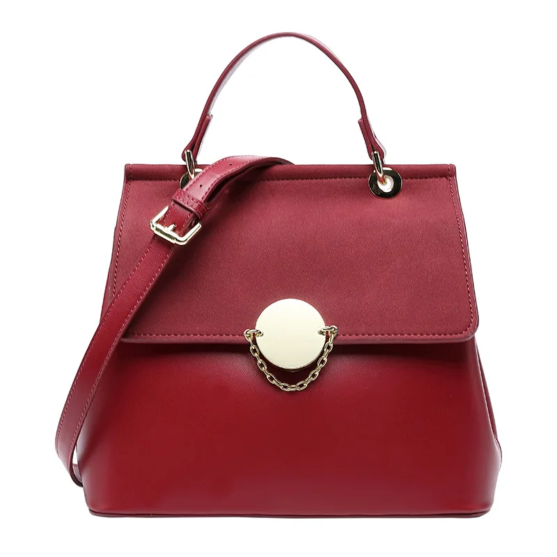 

Ougger Summer Bags for Women 2019 Crossbody Bags Fashion Style Red PU Cover Bucket for Banquet,evening