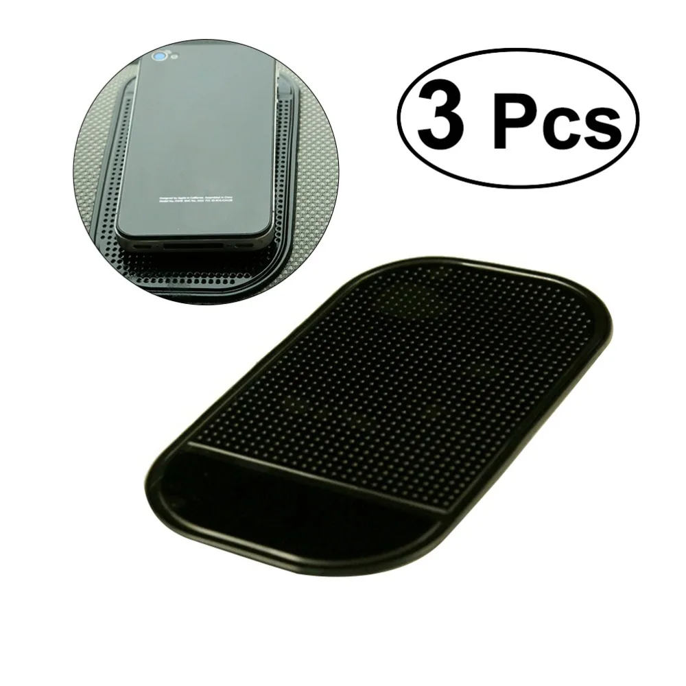 

3Pcs Anti-slip Car Mats Strong Suction Pad Car Dash Mat Heat Resistant Non-Slip Pad Universal Car Mat Auto Car Accessories