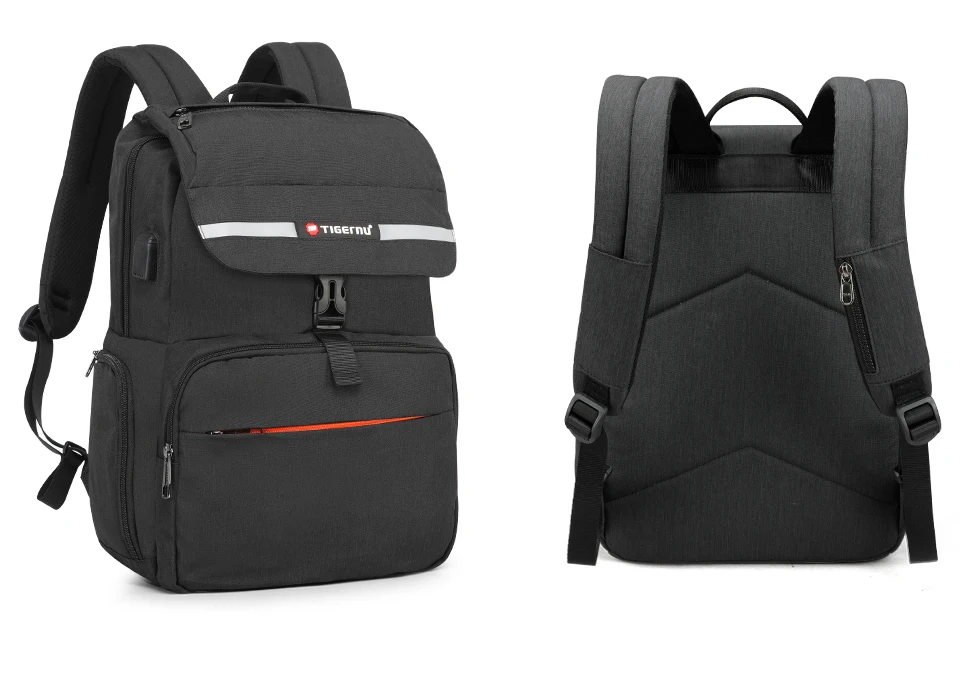 Tigernu, Новое поступление, usb зарядка, мужской и женский рюкзак, водонепроницаемый, 15,6 дюймов, для путешествий, школьные рюкзаки для подростков, рюкзак