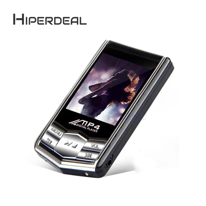 

HIPERDEAL Slim 4/16GB Slim MP4 Music Player With 1.8 Inch LCD Screen FM Radio Video Games & Movie FM Radio Voice Recorder Sep19