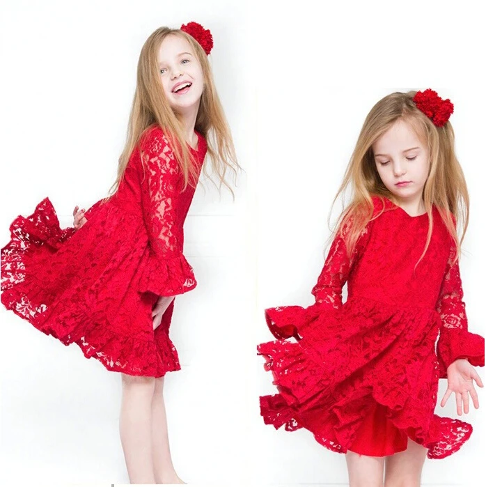 3 10 year old girl red dress spring and ...