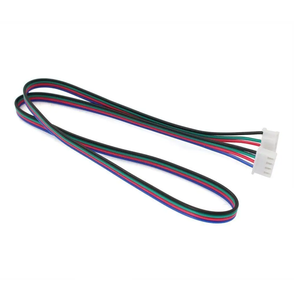 

NEMA 17 4pin Stepper Motor Cable with HX2.54 Connector 1M Long White Terminal Dupont Cable for Reprap Prusa i3 3D Printer Ramps