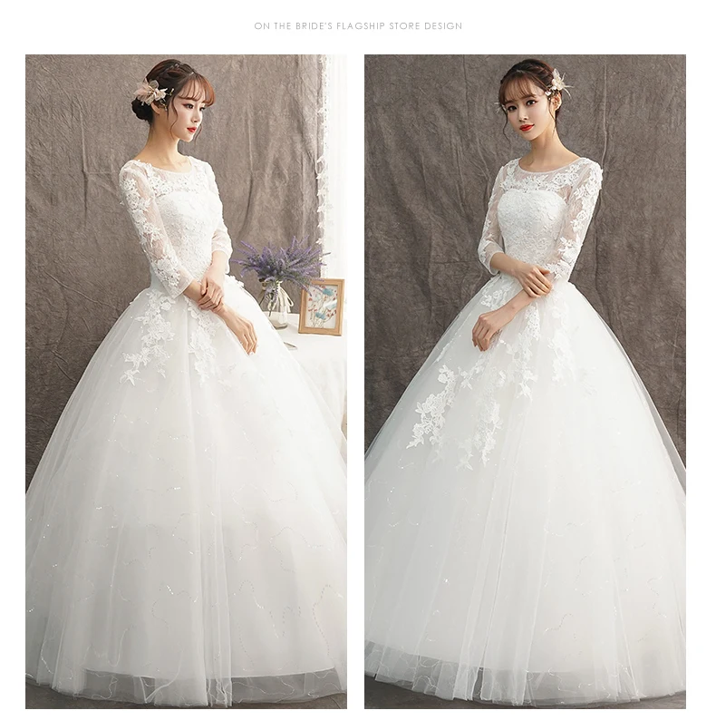 Lamya vestido de noiva com cintura alta,