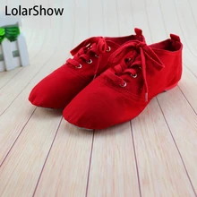 Профессиональный Мягкий Холст закрытый Танцы Джазовые ботинки Детские Балетные пуанты Size28-45 для детей и взрослых мягкой подошвой Крытый девушки Джаз Танцы