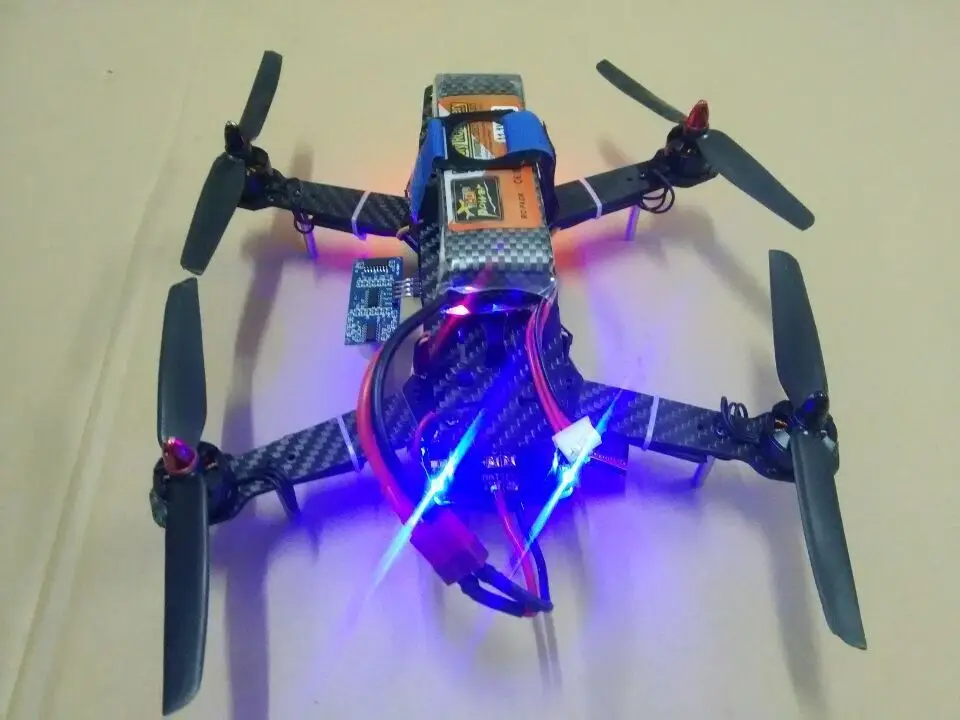 

QAV250 Quadcopter ARF Combo Kit with NAZE32 Pro Controller / PDB for 250 / Emax MT1806 2280KV Motors / 12A ESCs/ 5030 Propellers